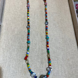 Colorful Beads w/ Tahitian Pearl Necklace