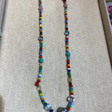Necklace | Colorful Beads w/ Tahitian Pearl