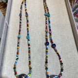 Colorful Beads w/ Tahitian Pearl Necklace