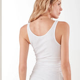JP - The Daily Ribbed Daily Tank | White