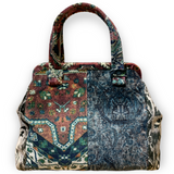 MP - Alexandra Velvet | Grey/Teal/Eggplant