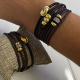 Triple Wrap w/ Roundel Bracelet