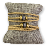 Triple Wrap w/ Roundel Bracelet