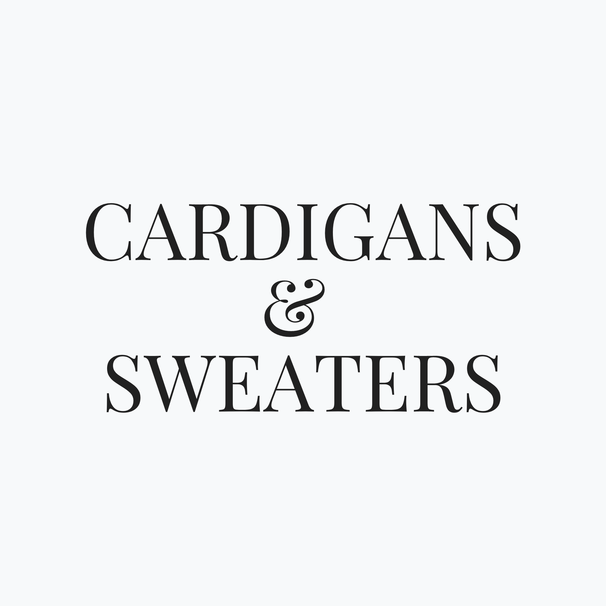 Cardigans & Sweaters