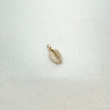 Gold & Diamond Shell Pendant