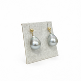 Large Tahitian Pearl Earrings