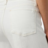 JJ - The Lou Lou Low Rise Wide Leg | White