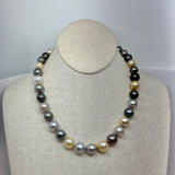 South Sea and Black Tahitian Pearl Necklace | 18"
