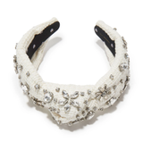 LS - Knotted Crystal Headband | Tweed