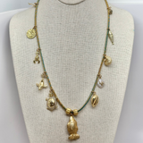Fish Pendant Charm Necklace | 24"