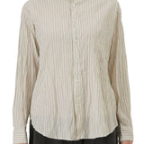 PDC - Organic Cotton Dobby Stripe Standard Shirt | Ivory