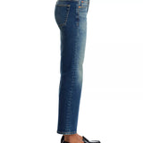 RD - Slim Straight Crop | Smoke Water