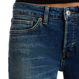 RD - Slim Straight Crop | Smoke Water