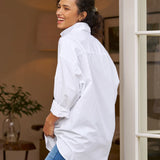 FE - Shirly Oversized Button Down | White