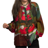 YV - Silk Blouse | Red