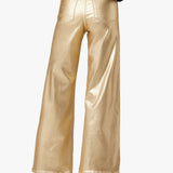 JJ - The Mia Wide Leg Ankle | Gold Foil