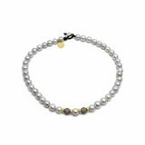 The Rose Choker | Akoya Pearls | 16"