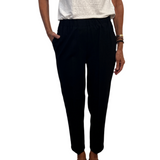 RO - Wool Pull-On Pants | Black