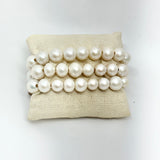 Triple Strand Freshwater Pearl Bracelet