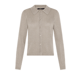 SV - Viscose Collard Shirt | Tortora