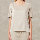 TT - Silk Shirt | Pearl Grey