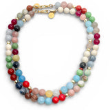 Colorful Semi-Precious Necklace | 16" or 18"