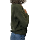 UN - Fox Wool Cardigan | Kaki
