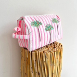 NM - Wash Bag | Pink Palm