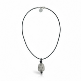 Silver Pave Diamond Pebble Choker | 15"