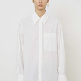 MMJ - Oversized Cotton Button Down | White