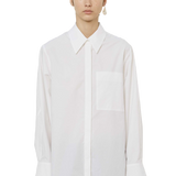 MMJ - Oversized Cotton Button Down | White
