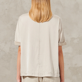 TT - Silk Shirt | Pearl Grey