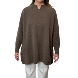 PDC - Long Wool Pullover | Brown