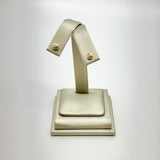 14K Gold w/ Diamonds Square Earrings