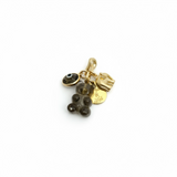 Gummy Bear, Evil Eye, and Elephant Charm Cluster