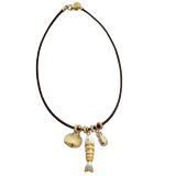 Fish Charm Necklace | 17"