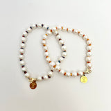 Freshwater Pearl Anklet on Colorful Thread