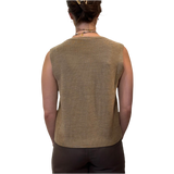 EF - V-Neck Vest | Biscuit