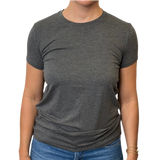 UN - Viscose Short Sleeve T-Shirt | Anthracite