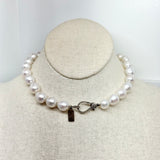 South Sea Pearls on Silk Choker | 15"