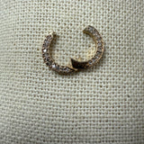 Gold Pave Diamond Enhancer Ring