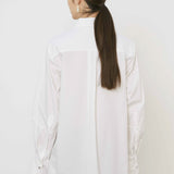 MMJ - Oversized Cotton Button Down | White