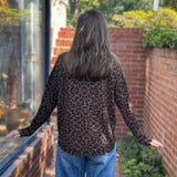 KT - Melah Leopard Sweater | Marron