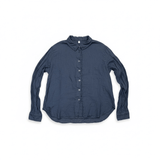 LB - Boxy Button Up | Dark Blue