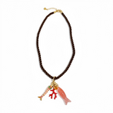 Under the Sea Charm Necklace | Brown