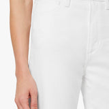 JJ -  The Blake Wide Leg w/ Raw Hem | White