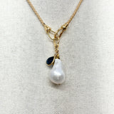 Baroque Freshwater Pearl and Semi-Precious Stone Charm Cluster