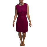 EF - Round Neck Dress | Sangria