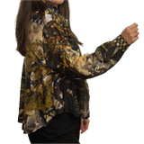 YV - Silk Top w/ Ruffles | Brown