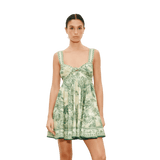 AL - Sara Mini Twist Sundress | Green